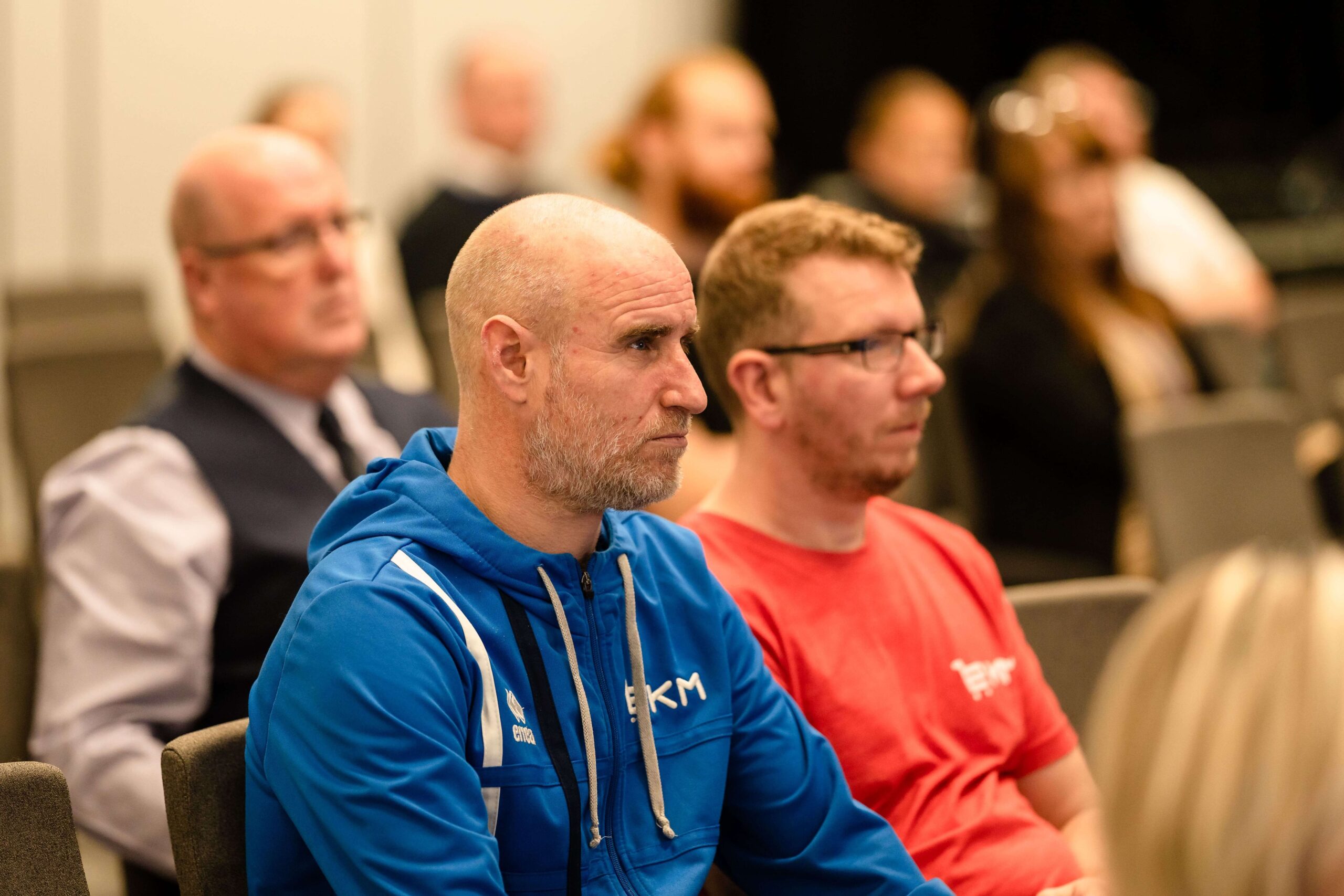 Blackpool Business Expo visitors sat watching the penal discussions